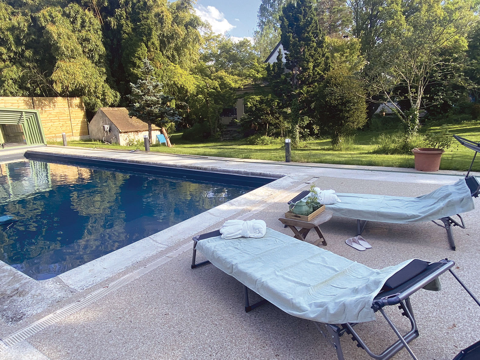 Piscine privée à Dannemois