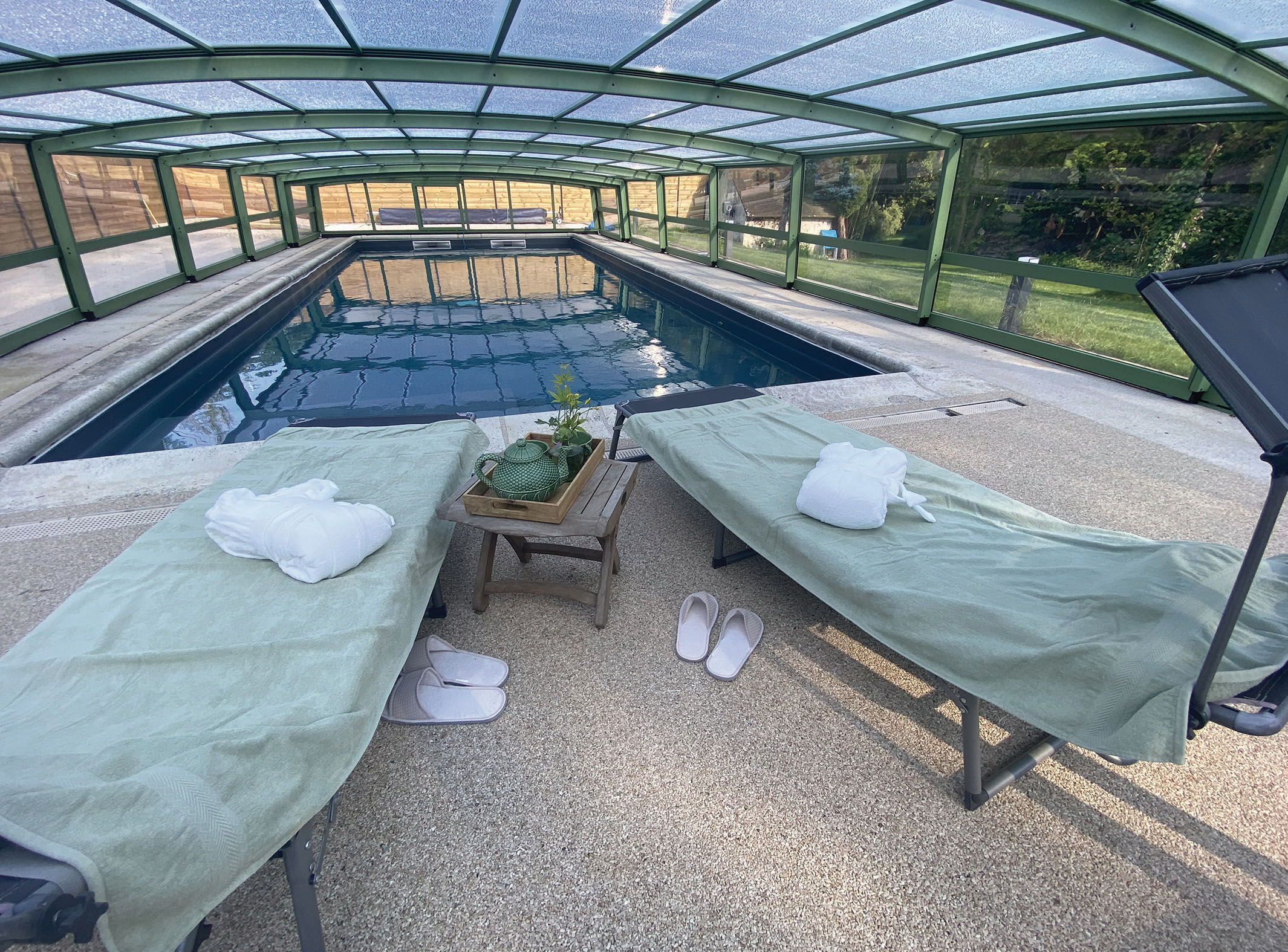 Piscine privée à Dannemois